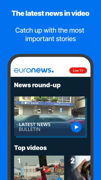 Euronews - Daily, live TV news ကိုဖန်သားပြင်3