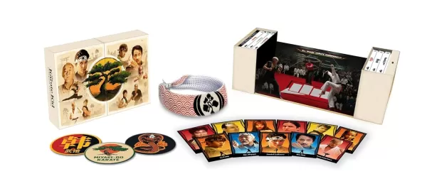 Karate Kid collection premium packaging and collectible items