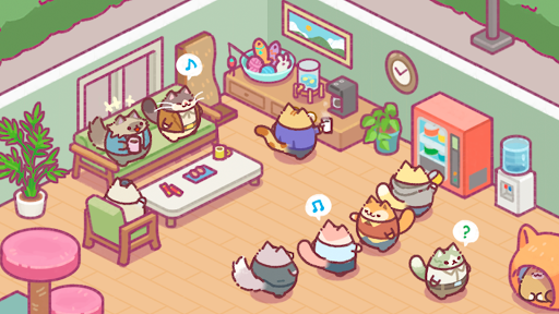 Office Cat Idle Tycoon Game 스크린 샷 2