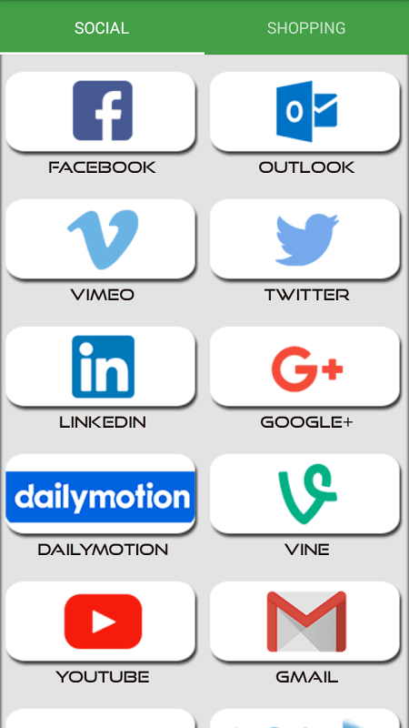 ภาพหน้าจอ Social Network All In One app 2