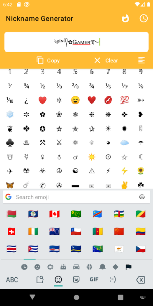 Fancy Text Symbols captura de pantalla 2