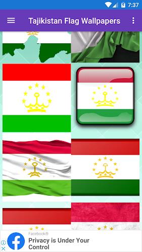 Tajikistan Flag Wallpaper: Fla屏幕截圖3