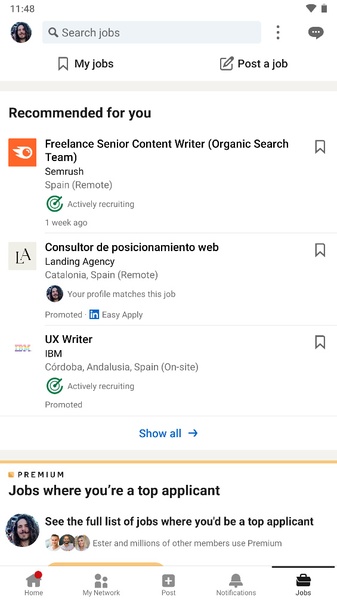 LinkedIn: Jobs & Business News Screenshot 1