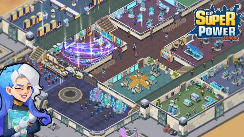 Idle Superpower School Screenshot 1