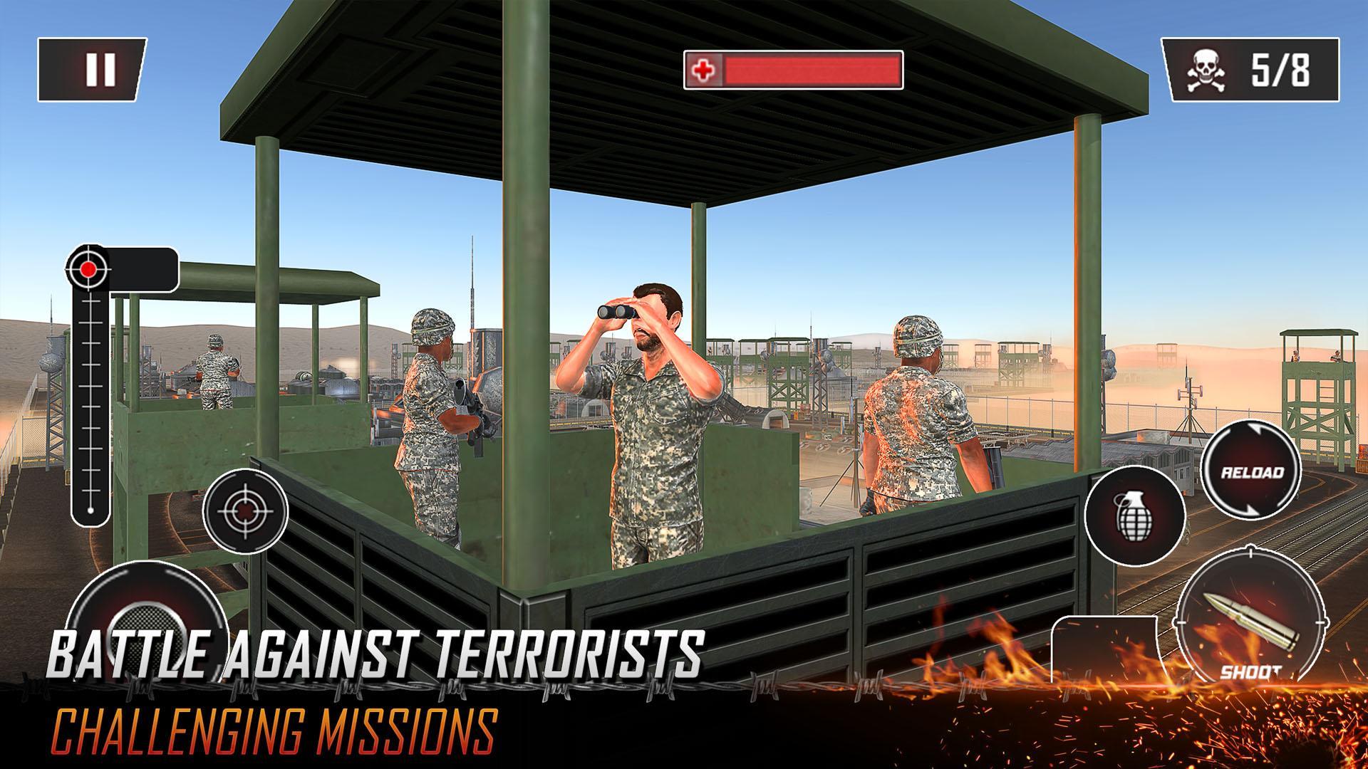 Army Sniper Gun Games Offline ảnh chụp màn hình 3