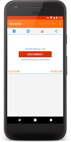 Screenshot AnonyTun 2