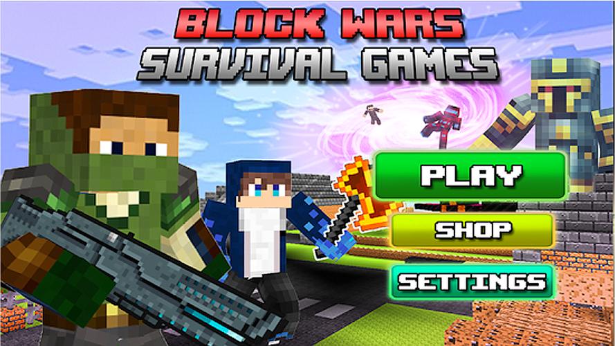Block Wars Survival Gamesスクリーンショット1