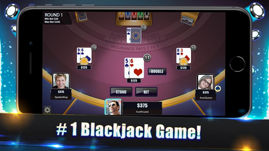 Blackjack Legends: 21 Online Multiplayer Casinoスクリーンショット1