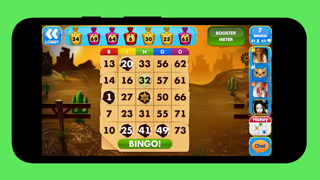 Offline bingo screenshot 2