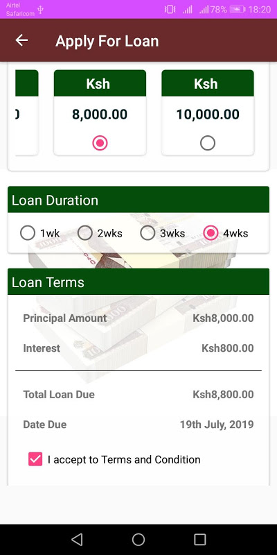 Loans Chap Chap ကိုဖန်သားပြင်3