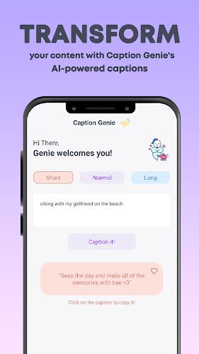 Caption Genie: AI Caption Tool zrzut ekranu 2