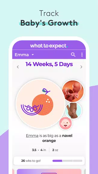Pregnancy Tracker & Baby App Screenshot 1