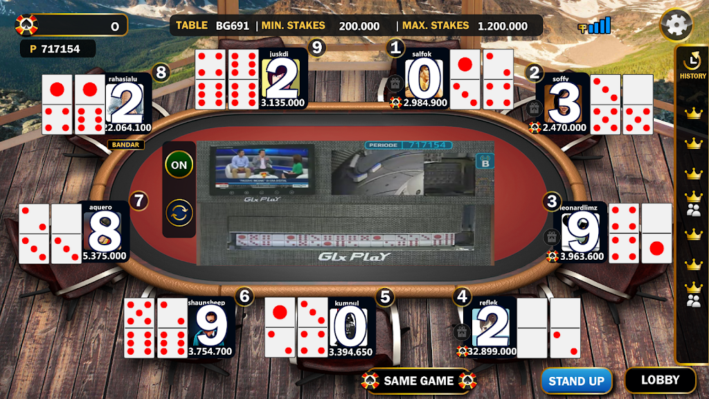 Poker Domino экрана 4