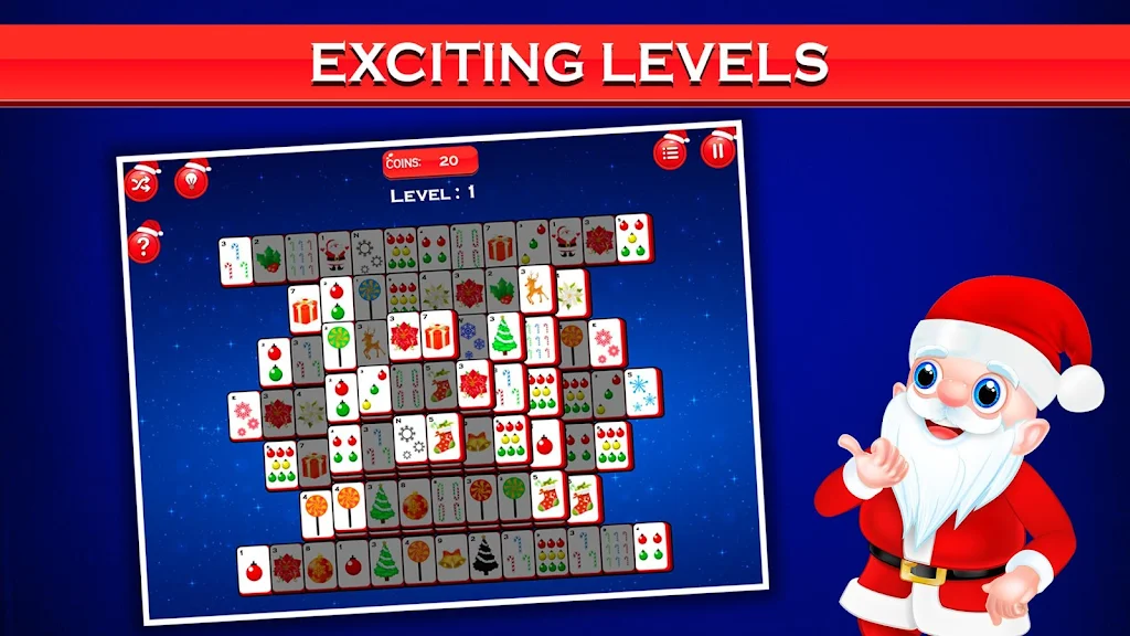 Mahjong Deluxe - Christmas Fun Screenshot 1