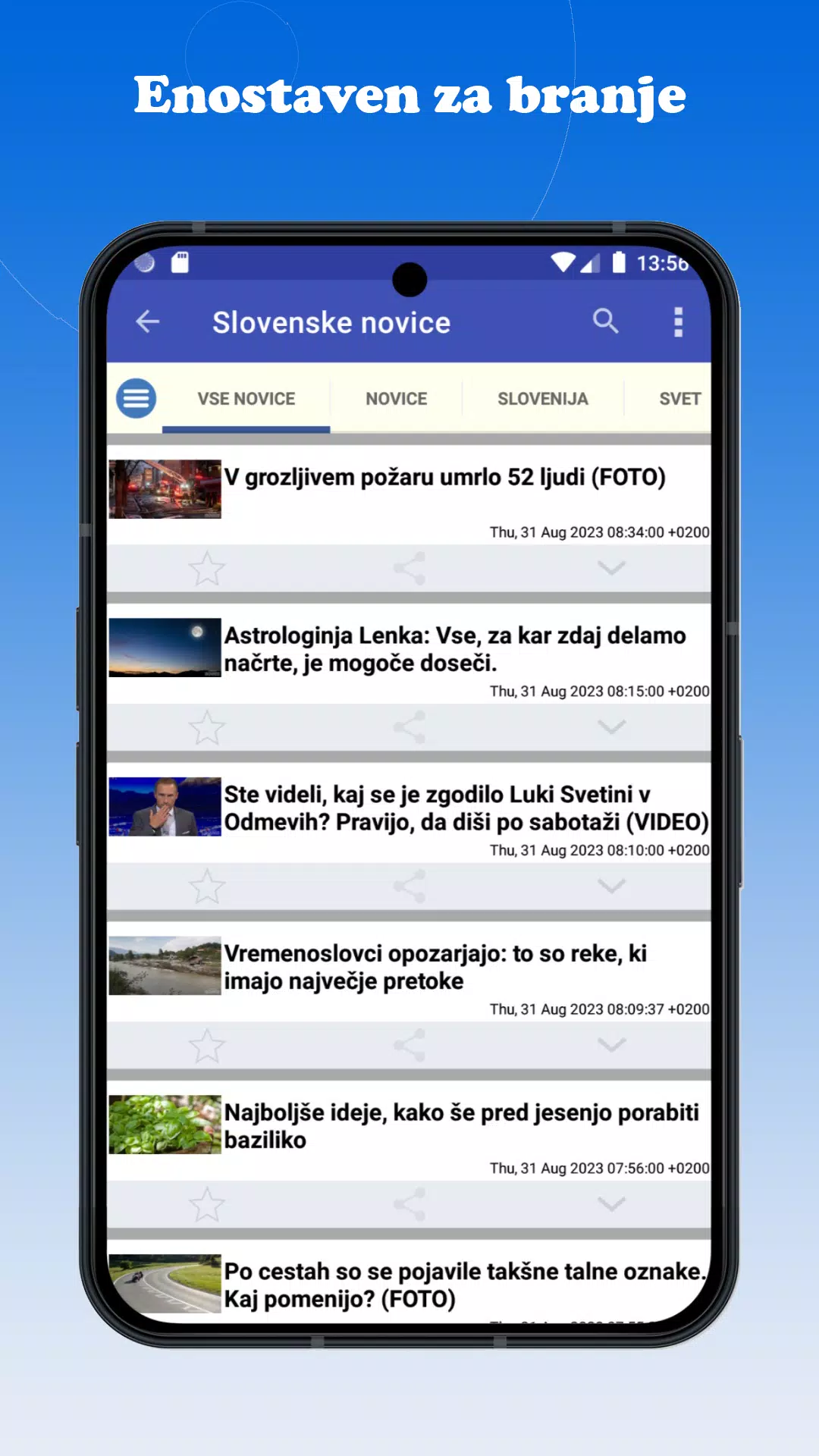 Slovenija Novice Screenshot 3