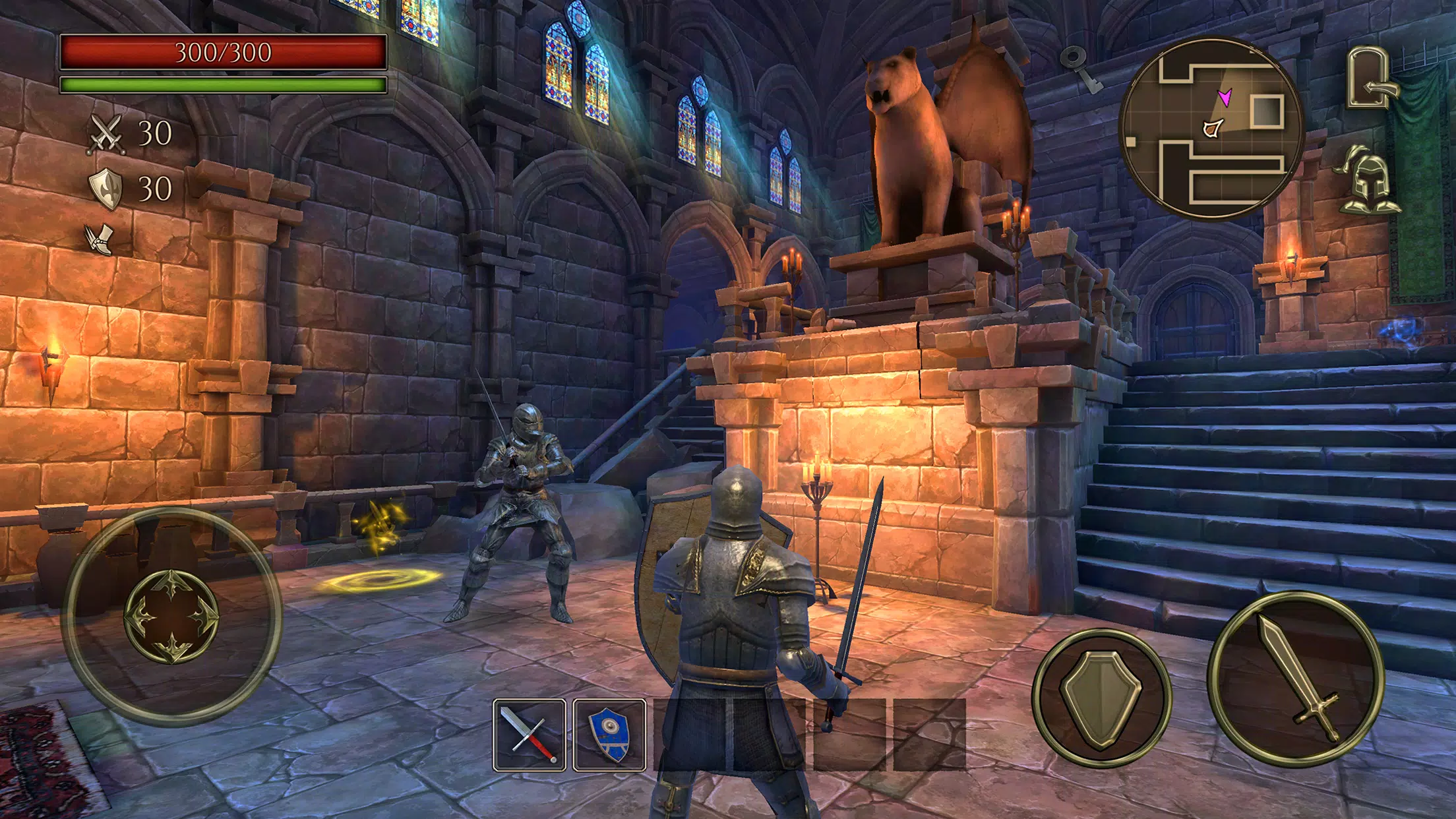 Ghoul Castle 3D - Action RPG Captura de tela 1