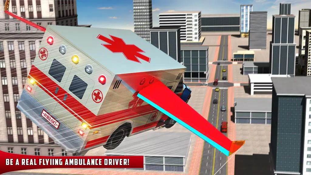 ภาพหน้าจอ Flying Ambulance Rescue Drive 1