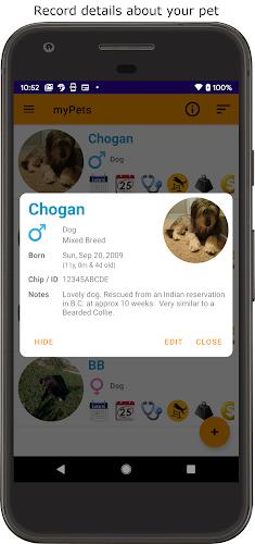 myPets - Pet Manager Capture d’écran2