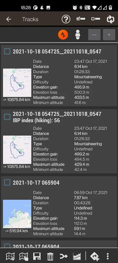 OruxMaps GP ekran görüntüsü 2