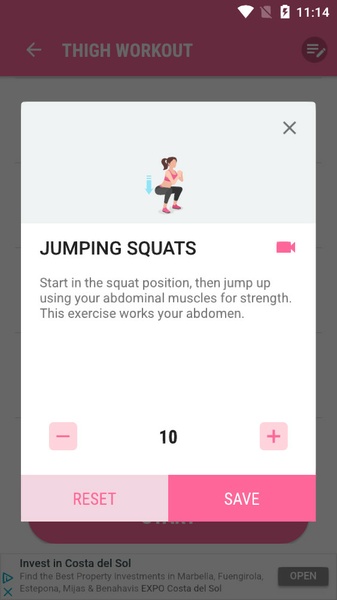 Workout for Women: Fit at Home Screenshot 1