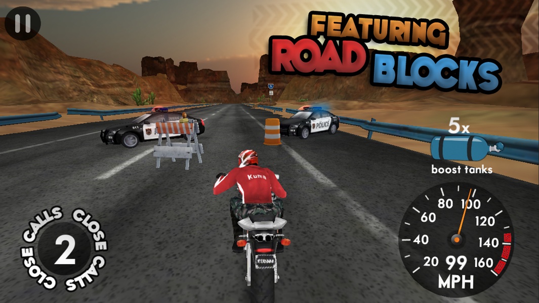 Highway Rider ကိုဖန်သားပြင်1