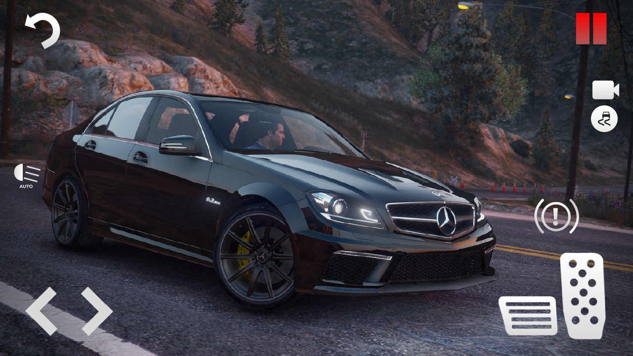 Car Driver Mercedes C-Class 63スクリーンショット3