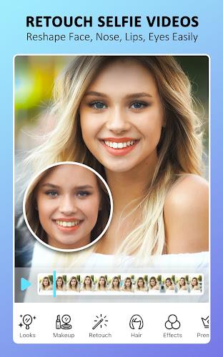 YouCam Video-Makeup & Retouch captura de pantalla 2