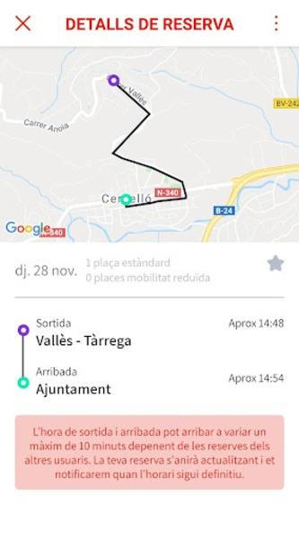 Screenshot Cervelló Bus a demanda 2