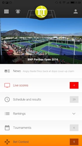 Tennis Temple - Live scores ကိုဖန်သားပြင်2