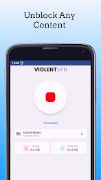 Screenshot Violent VPN - Unlimited VPN 4