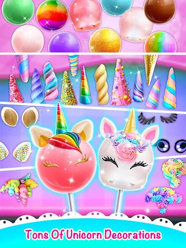 Unicorn Cake Pop - Sweet Food Capture d’écran4