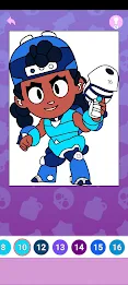 Coloring Brawl Stars All Skins экрана 2