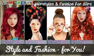 Hairstyles & Fashion for Girls screenshot 4