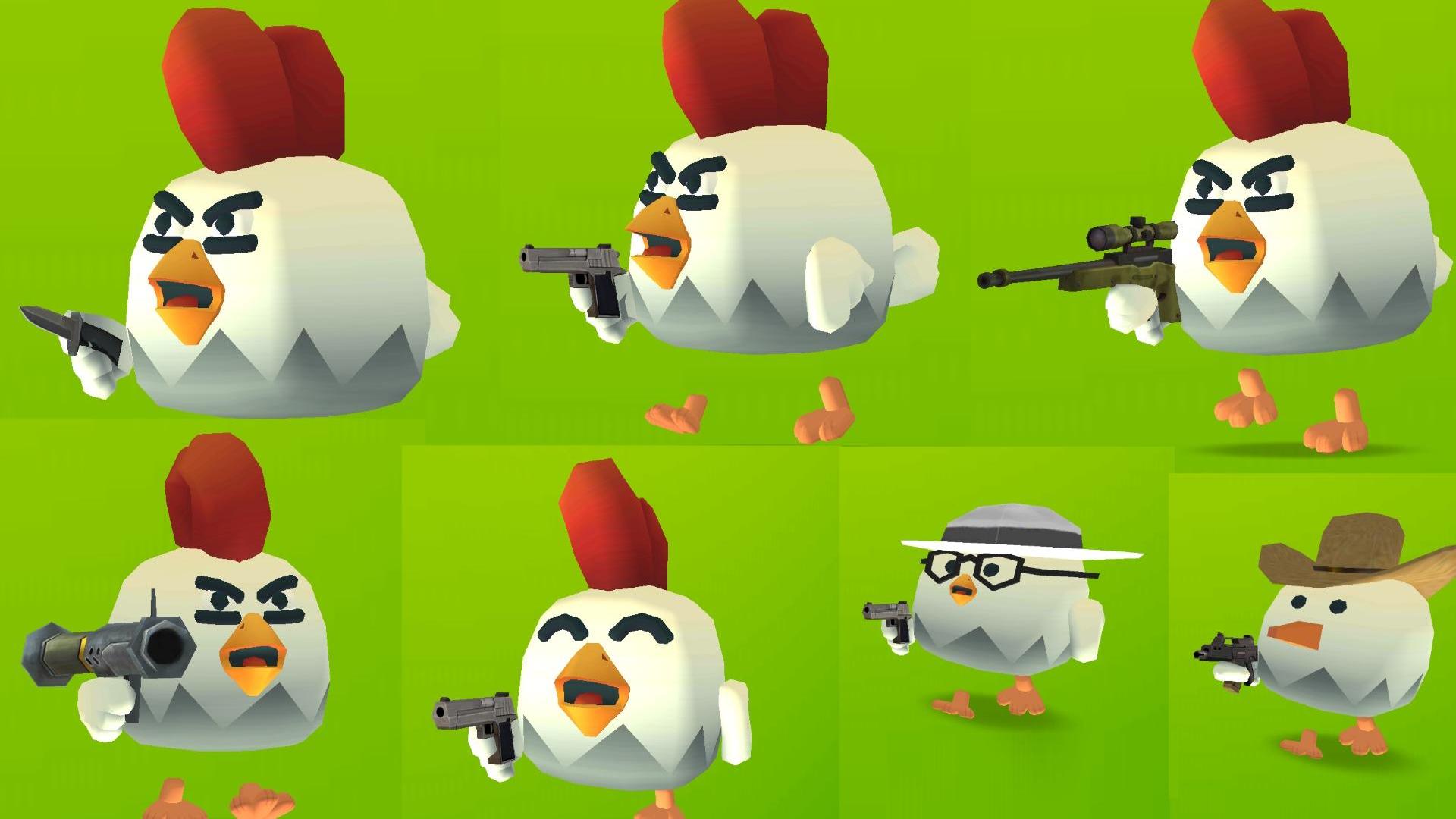 Chicken Gun fps shooter online captura de pantalla 1
