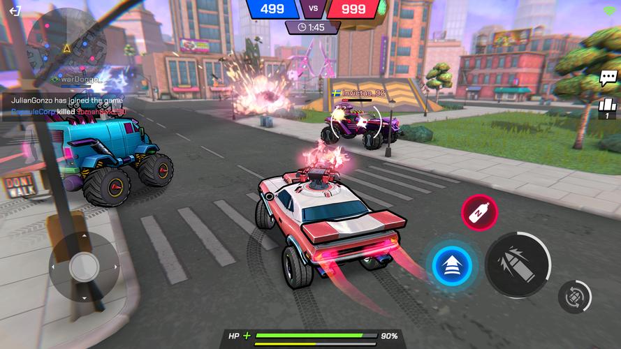 Battle Cars экрана 1