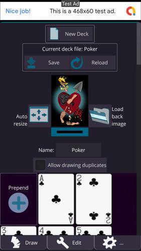 DeckSim Screenshot 2
