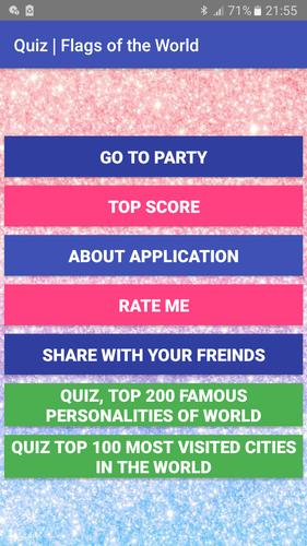Quiz | Flags of the Countries 스크린 샷 1