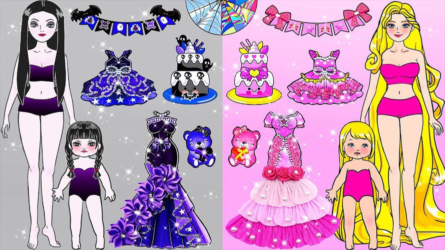 Paper Dolls Diary DIY Dress Up屏幕截圖2