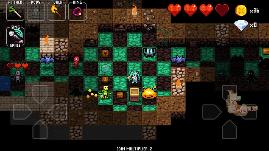 Crunchyroll: NecroDancer экрана 3