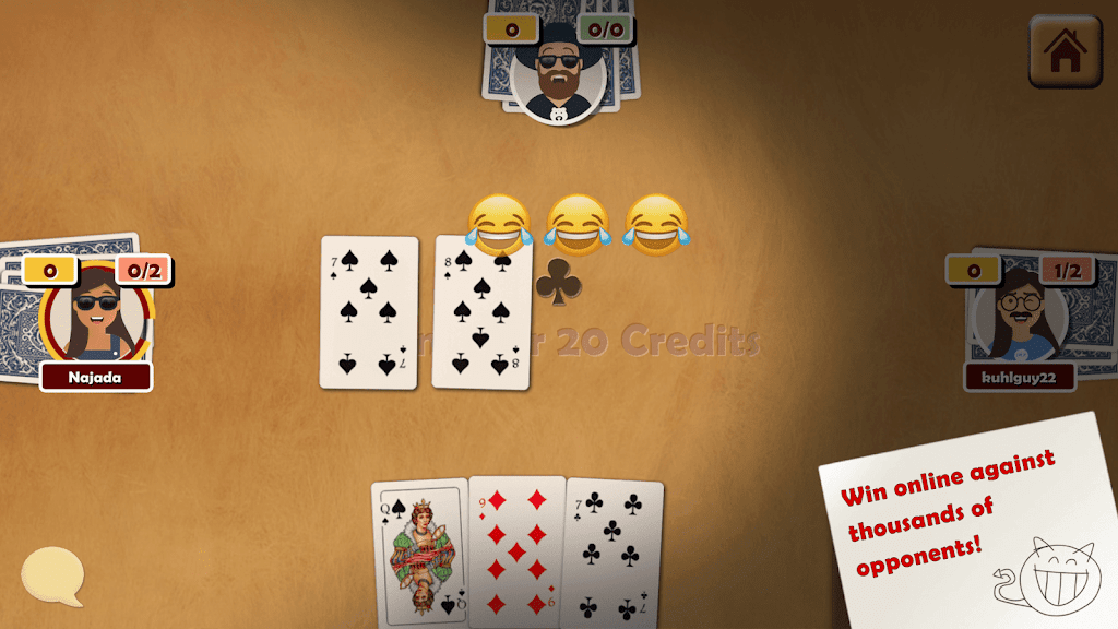 Oh Hell - Online Spades Game ảnh chụp màn hình 4