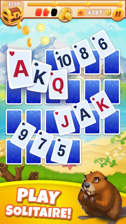 Solitaire Tarot: Fun Card Patience & Travelling screenshot 1