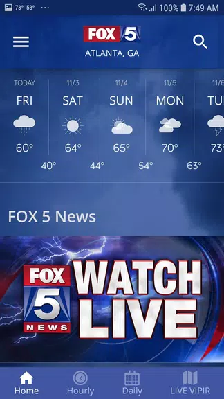 FOX 5 Atlanta: Storm Team Weatスクリーンショット2