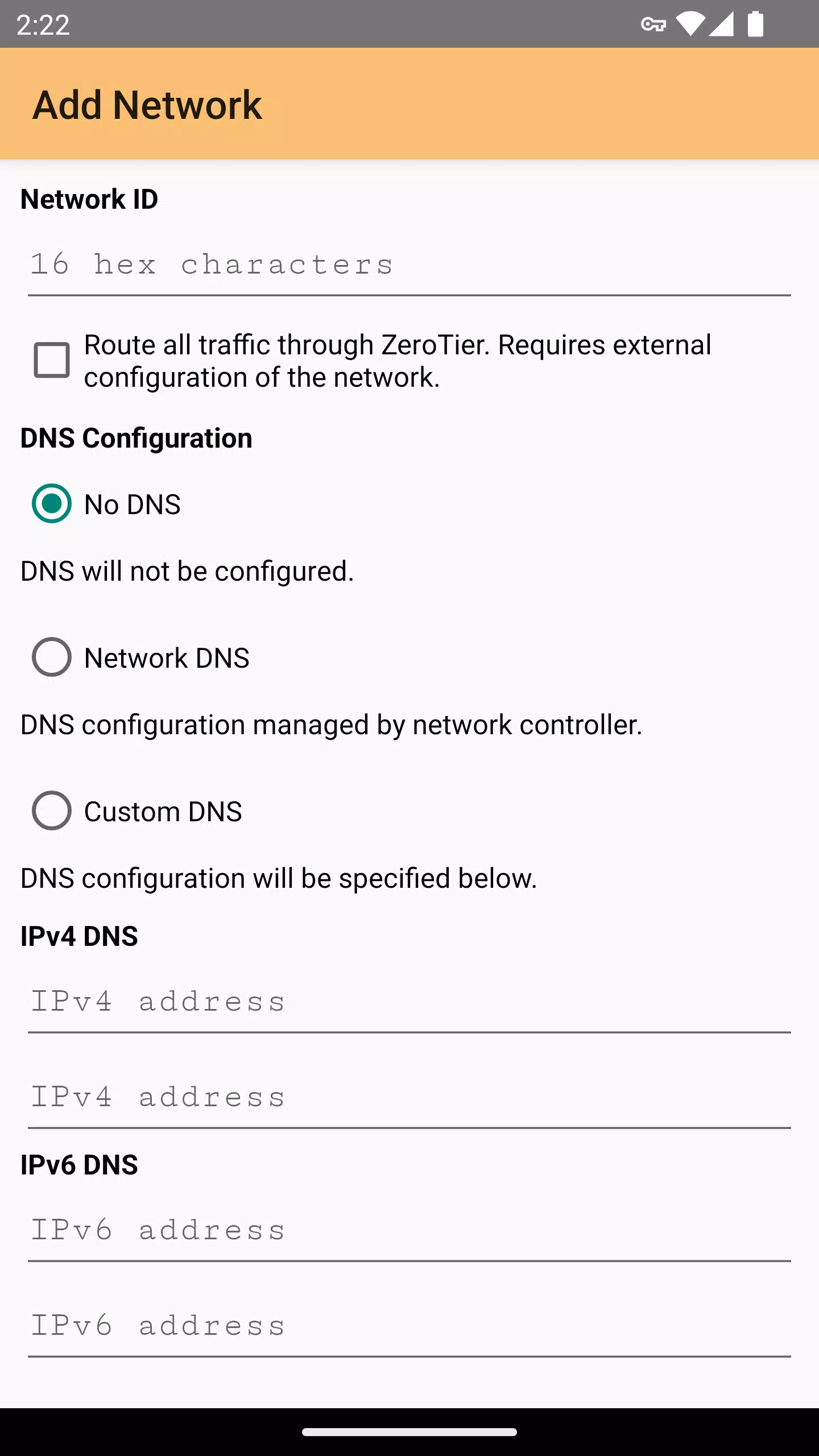 ZeroTier One Screenshot 2