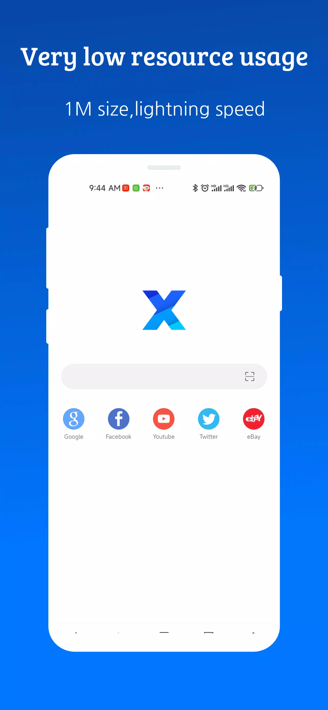 XBrowser - Mini & Super fast屏幕截圖1