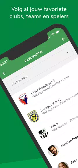 Voetbal.nl - De officiële app ကိုဖန်သားပြင်1