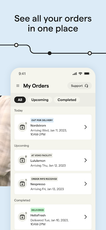 ภาพหน้าจอ Veho - Manage your deliveries 2