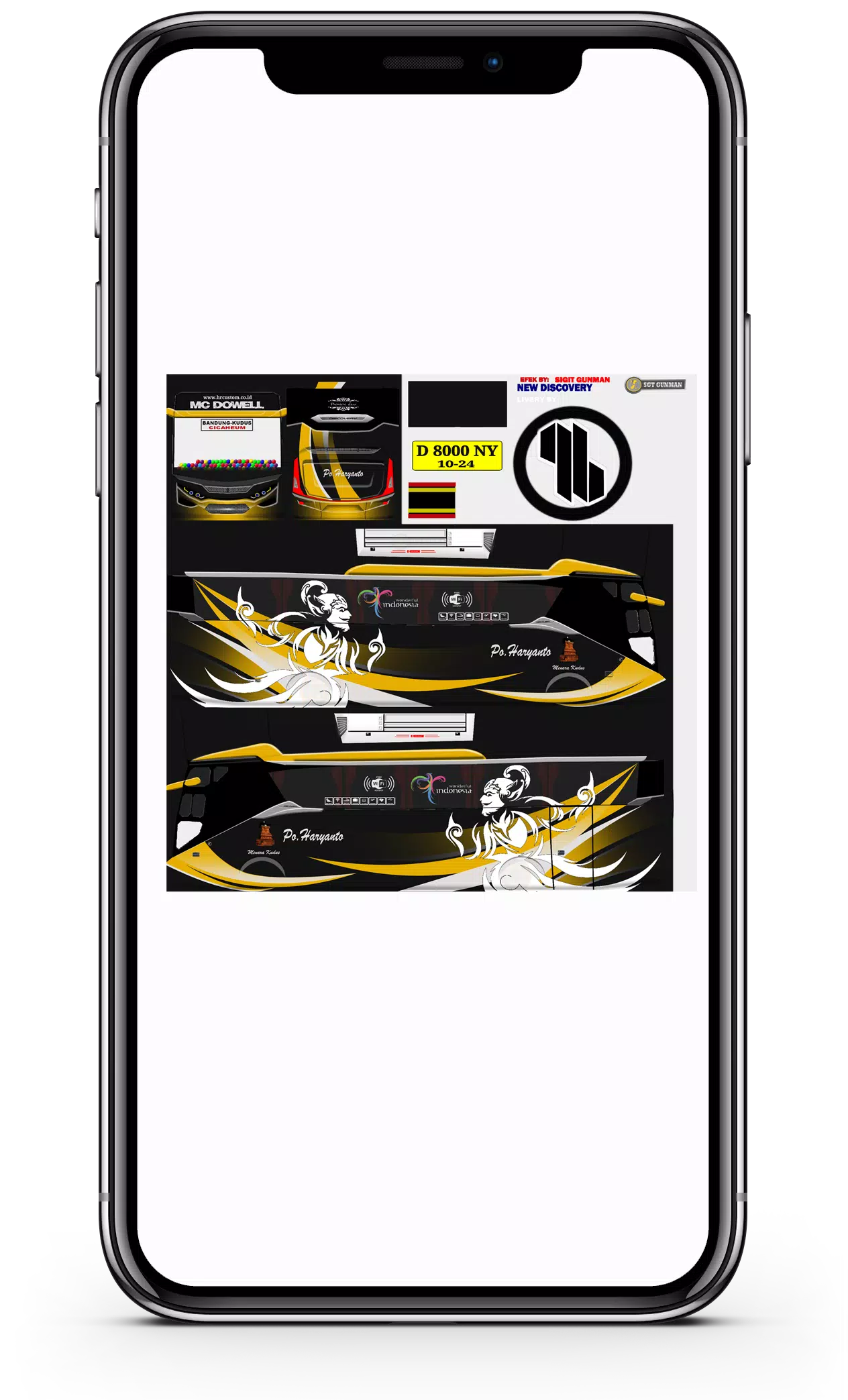 Livery Bus Simulator Indo - Terbaru HD screenshot 3