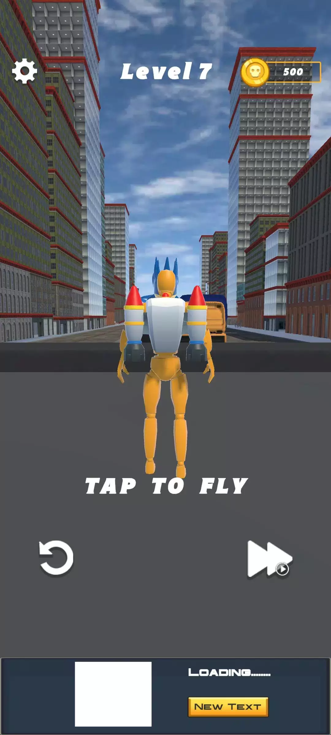 Jetpack Ragdoll: Fly Adventure屏幕截圖1