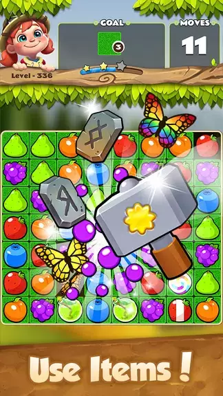 Fruits POP : Match 3 Puzzle Tangkapan skrin 4