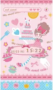 -Sweet Cake- Theme +HOME 스크린 샷 1